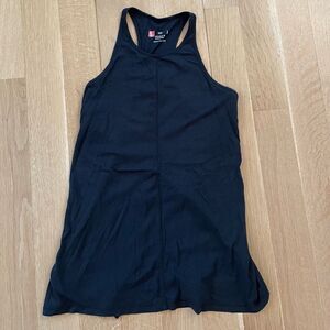 Open back black shirt